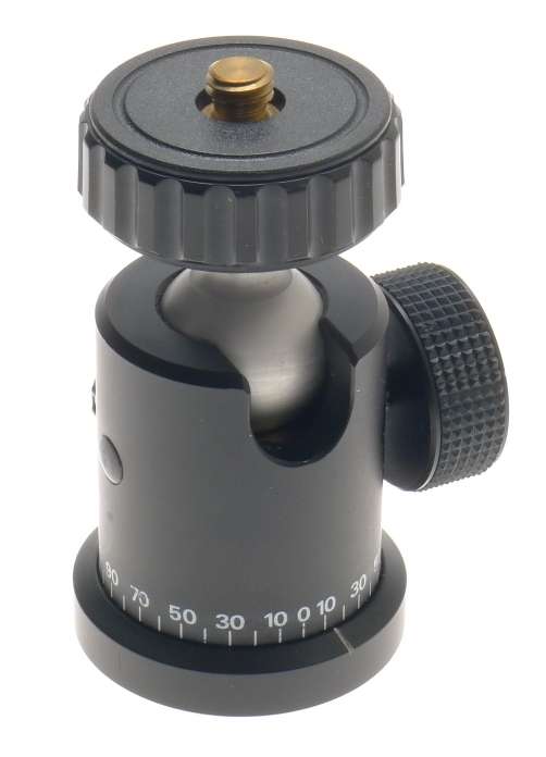 LINHOF UNIVERSAL PROFI CAMERA BLACK ORIGINAL SWIVEL ROTATING BALL HEAD WITH LOCK