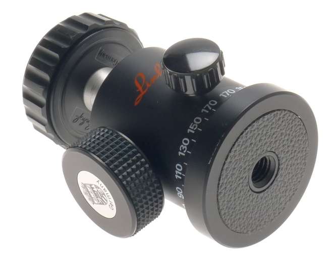 LINHOF UNIVERSAL PROFI CAMERA BLACK ORIGINAL SWIVEL ROTATING BALL HEAD WITH LOCK