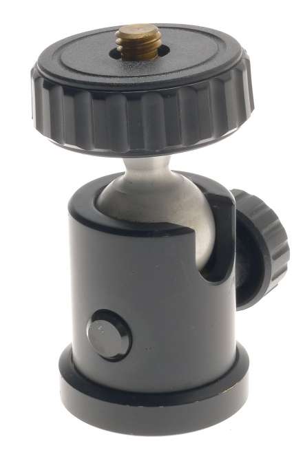 LINHOF UNIVERSAL PROFI CAMERA BLACK ORIGINAL SWIVEL BALL JOINT HEAD W/LOCK NICE