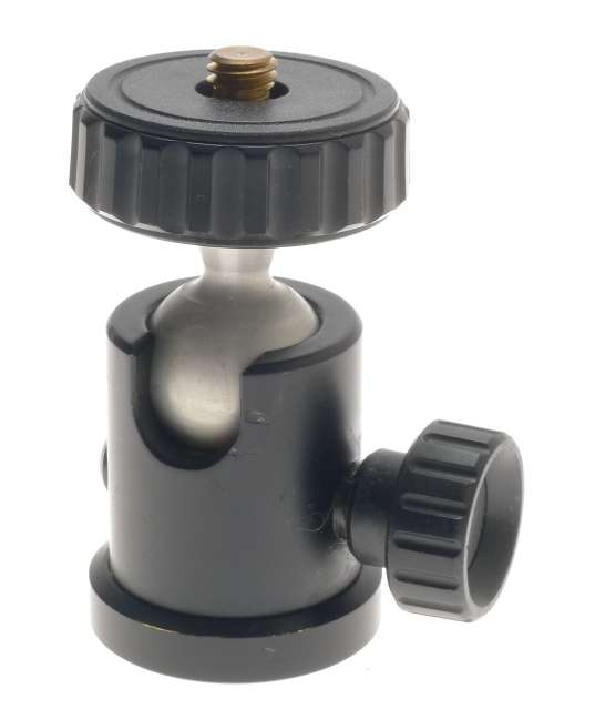 LINHOF UNIVERSAL PROFI CAMERA BLACK ORIGINAL SWIVEL BALL JOINT HEAD W/LOCK NICE
