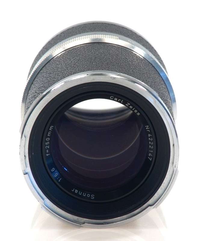 ROLLEI SL66 CARL ZEISS SONNAR 1:5.6 f=250mm ROLLEIFLEX CAMERA LENS 5.6/250mm NR