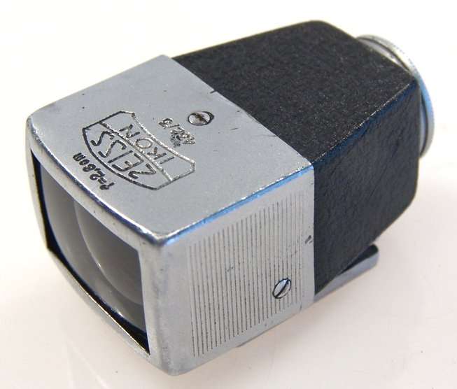 ZEISS IKON 432/3 CAMERA VIEW FINDER 2.8cm BLACK NICKEL RARE ATTACHMENT f=28mm NR