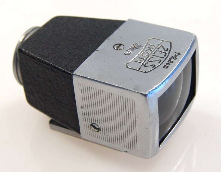 ZEISS IKON 432/3 CAMERA VIEW FINDER 2.8cm BLACK NICKEL RARE ATTACHMENT f=28mm NR
