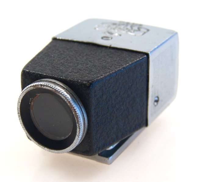 ZEISS IKON 432/3 CAMERA VIEW FINDER 2.8cm BLACK NICKEL RARE ATTACHMENT f=28mm NR