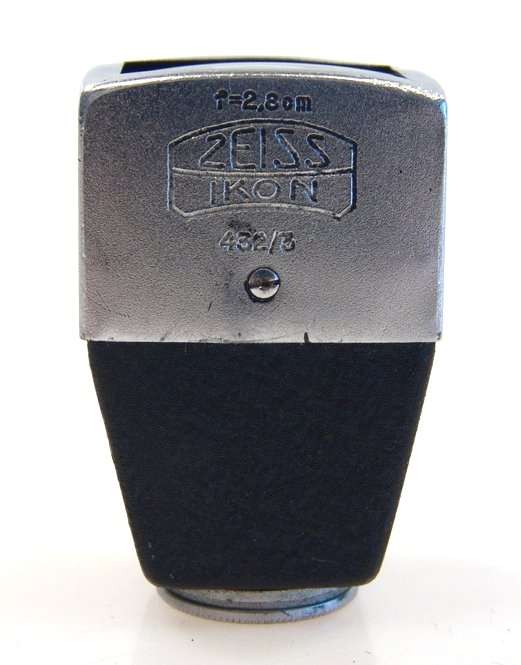 ZEISS IKON 432/3 CAMERA VIEW FINDER 2.8cm BLACK NICKEL RARE ATTACHMENT f=28mm NR