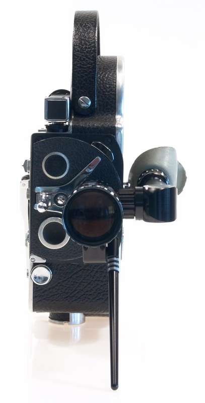 BOLEX H8 MOVIE FILM CAMERA PAN-CINOR 1:1.9 f=8-40mm ZOOM HOOD LENS GRIP CASE NR