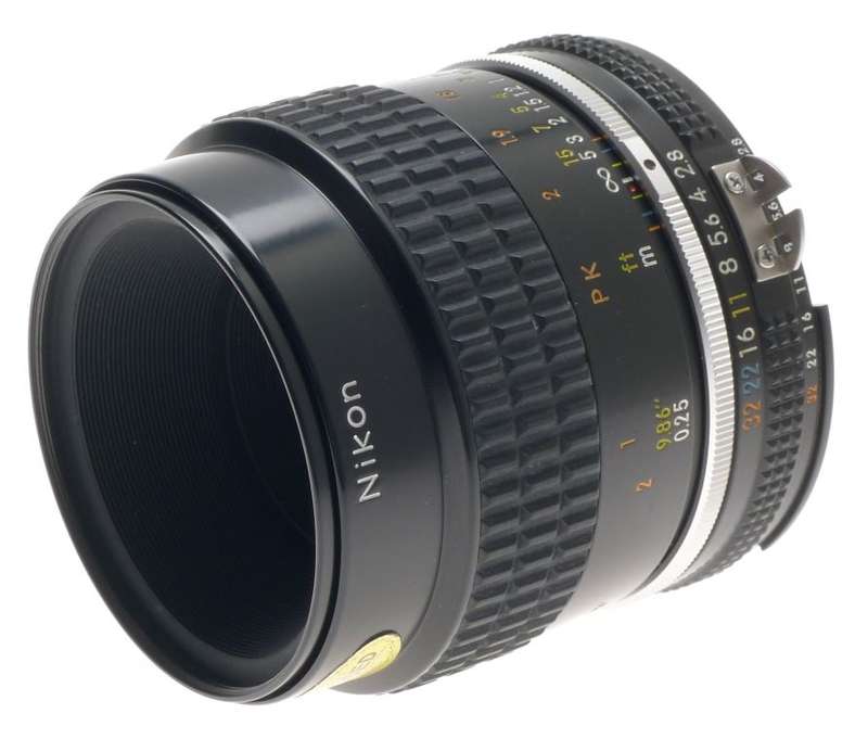 AI-S NIKON f=55mm MICRO-NIKKOR 55mm f/2.8 CAPS FILTER SERVICED CLA LENS 2.8/55mm