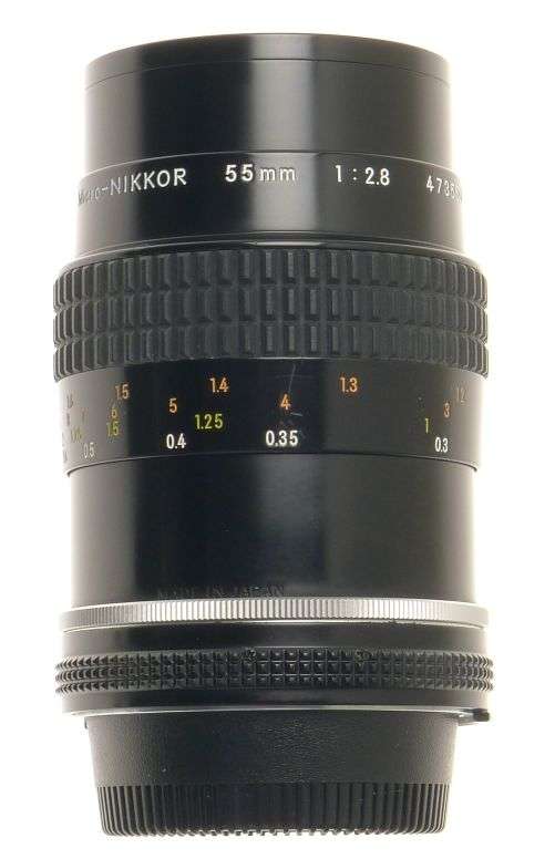 AI-S NIKON f=55mm MICRO-NIKKOR 55mm f/2.8 CAPS FILTER SERVICED CLA LENS 2.8/55mm