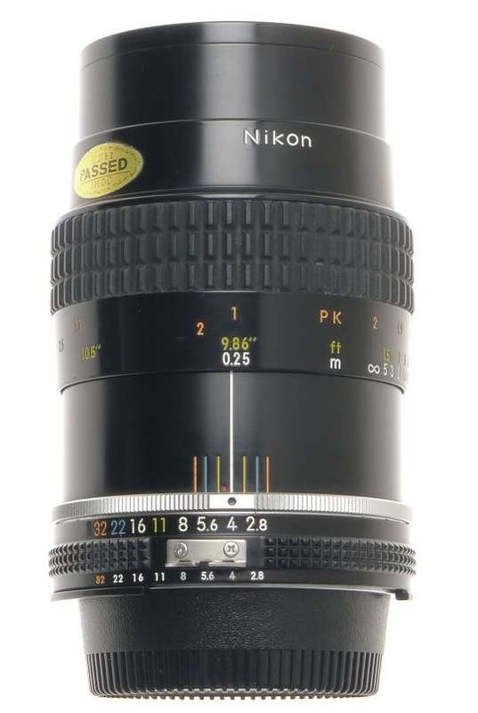 AI-S NIKON f=55mm MICRO-NIKKOR 55mm f/2.8 CAPS FILTER SERVICED CLA LENS 2.8/55mm