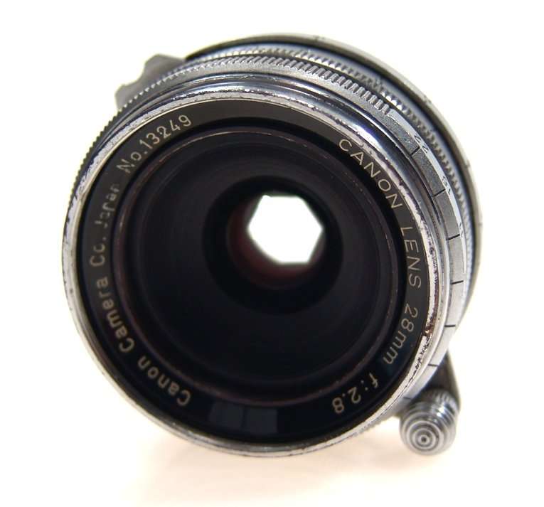 CANON LENS 28mm f2.8 FINDER CASE 2.8/28mm LEICA M39 M9