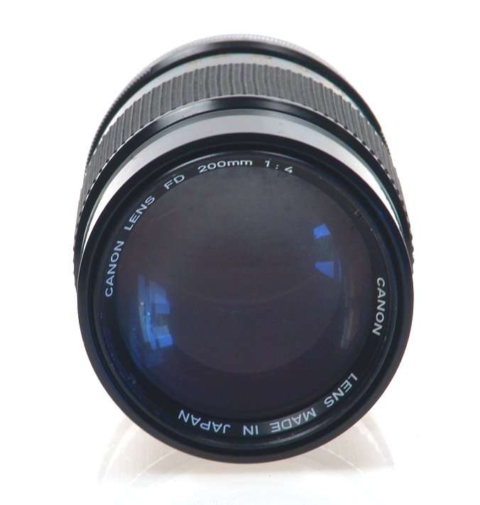 CANON SLR CAMERA LENS FD 200mm F4 CAPS 1:4/200 NICE NR