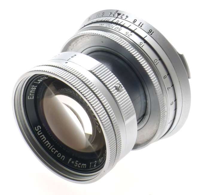 LEICA M2 BEAUTIFUL SUMMICRON 1:2 f=5cm LENS 2/50mm CASE MANUAL CAP CLEAN CAMERA