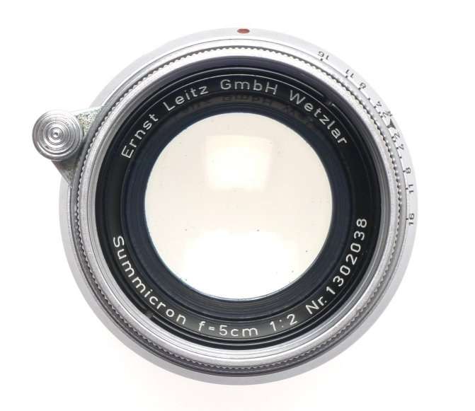 LEICA M2 BEAUTIFUL SUMMICRON 1:2 f=5cm LENS 2/50mm CASE MANUAL CAP CLEAN CAMERA