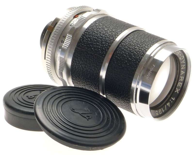 VOIGTLANDER SUPER-DYNAREX 1:4/135mm VINTAGE CAMERA LENS f=135mm CAPS COMPUR NICE