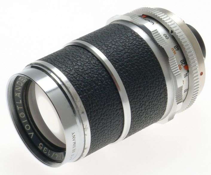 VOIGTLANDER SUPER-DYNAREX 1:4/135mm VINTAGE CAMERA LENS f=135mm CAPS COMPUR NICE