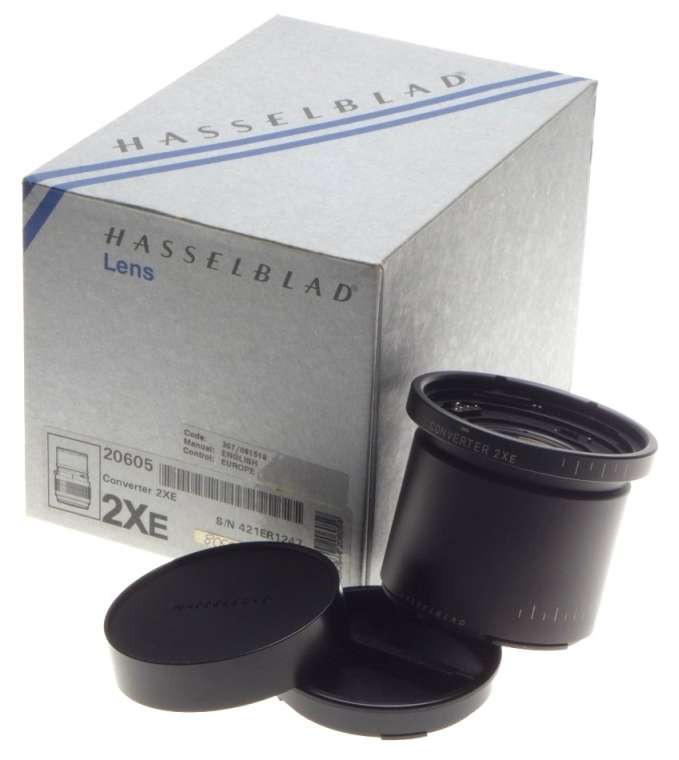 HASSELBLAD 20605 Mint 2x E 2XE Converter for 503cw 203fe 205fcc CFE blue line