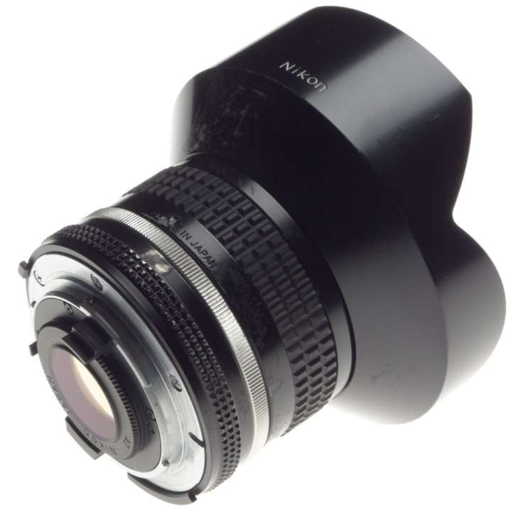 USED NIKKOR 15mm 1:3.5 ULTRA WIDE ANGLE NIKON LENS F=15mm 3.5/15 CAPS FILTER