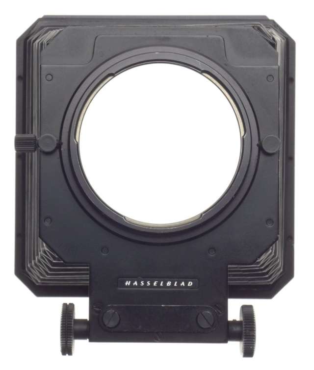 HASSELBLAD bellows compendium lens hood shade on rail with mask clean condition