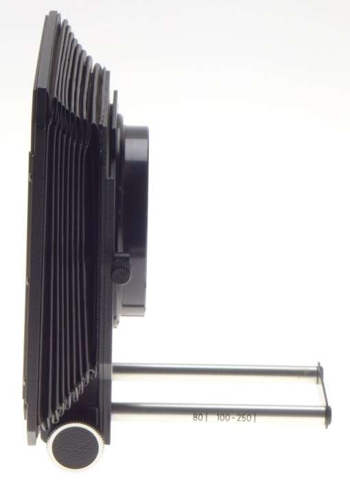 HASSELBLAD bellows compendium lens hood shade on rail with mask clean condition