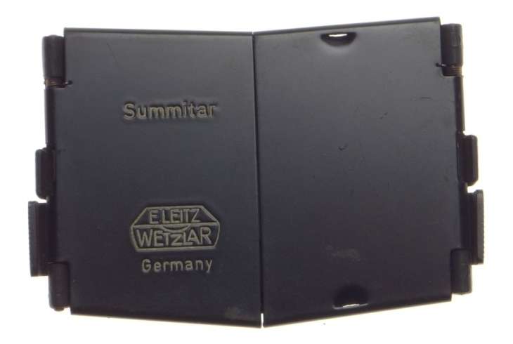 SOOFM box SUMMARON 2/50mm Summitar collapsible lens hood shade black Leica Leitz