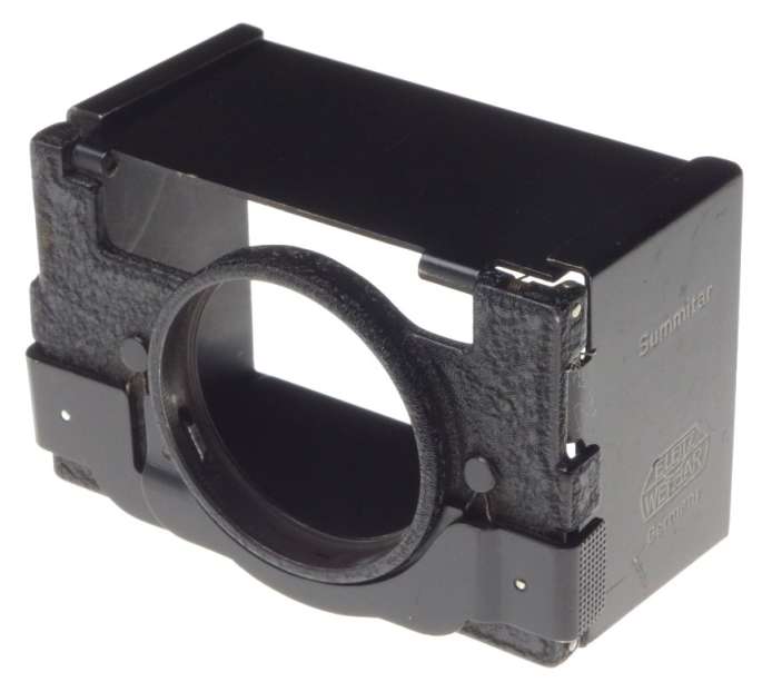 SUMMITAR Leitz Wetzlar Black folding collapsible camera lens hood shade 2/50mm