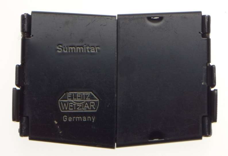SUMMITAR Leitz Wetzlar Black folding collapsible camera lens hood shade 2/50mm