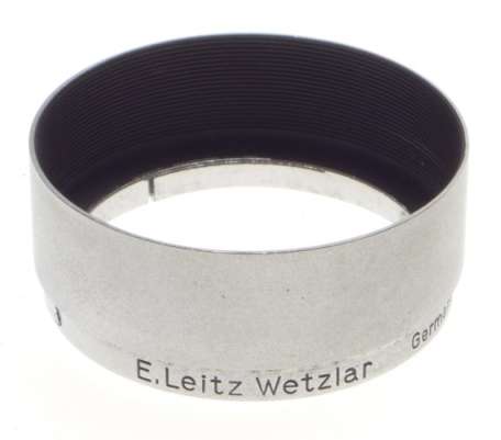 LEICA FOOKH Summaron-Elmar 35mm chrome 3.5cm Silver camera lens hood shade 35mm