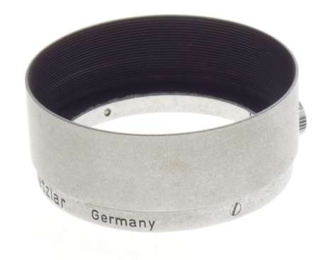 LEICA FOOKH Summaron-Elmar 35mm chrome 3.5cm Silver camera lens hood shade 35mm