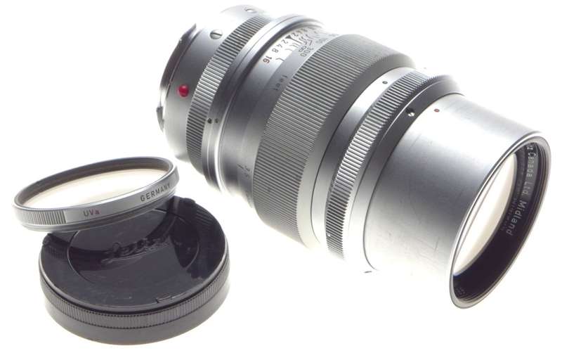LEICA M mount Midland Canada rare chrome Summicron f=9cm 1:2 UVa filter 2/90mm