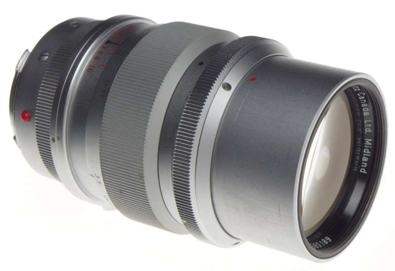 LEICA M mount Midland Canada rare chrome Summicron f=9cm 1:2 UVa filter 2/90mm