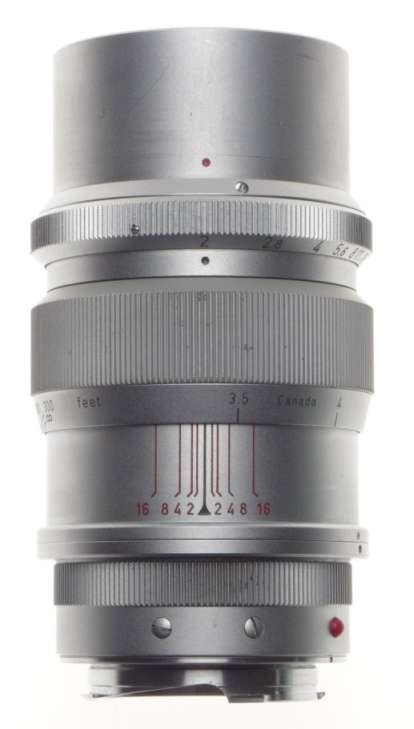 LEICA M mount Midland Canada rare chrome Summicron f=9cm 1:2 UVa filter 2/90mm