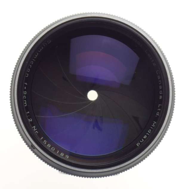 LEICA M mount Midland Canada rare chrome Summicron f=9cm 1:2 UVa filter 2/90mm