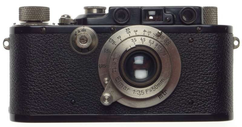 LEICA I Black paint camera Nickel Leitz Elmar 1:3.5 f=50mm case filter set clean