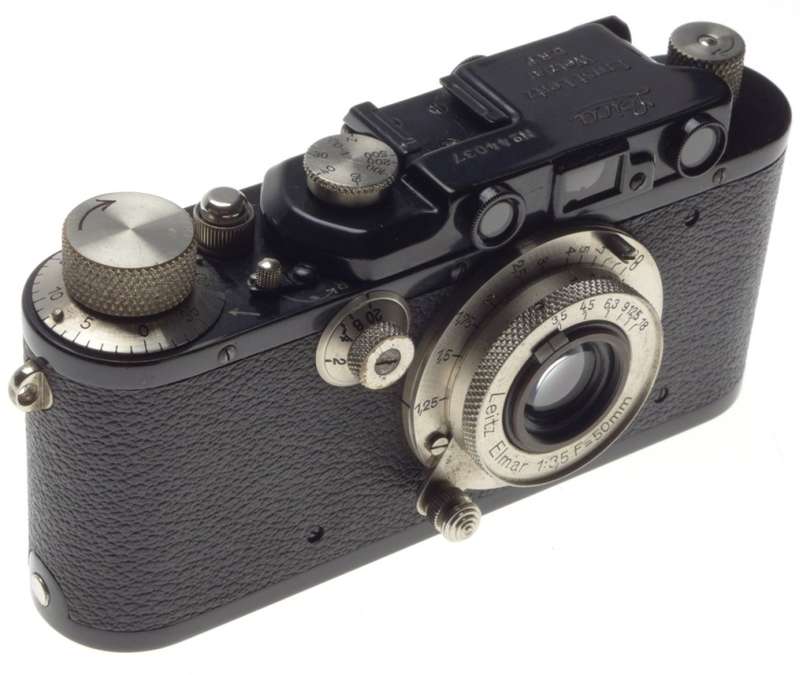 LEICA I Black paint camera Nickel Leitz Elmar 1:3.5 f=50mm case filter set clean