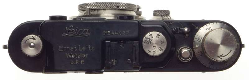 LEICA I Black paint camera Nickel Leitz Elmar 1:3.5 f=50mm case filter set clean