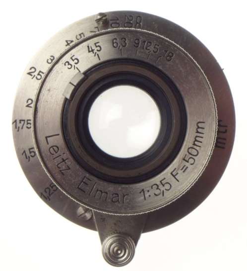 LEICA I Black paint camera Nickel Leitz Elmar 1:3.5 f=50mm case filter set clean