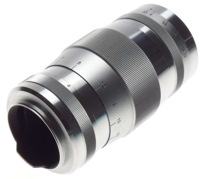 CANON LTM 39 Chrome 3.5135mm rangefinder lens f=135mm Leica M adapter bundle