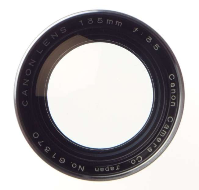 CANON LTM 39 Chrome 3.5135mm rangefinder lens f=135mm Leica M adapter bundle