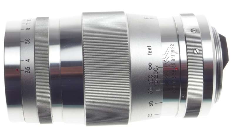 CANON LTM 39 Chrome 3.5135mm rangefinder lens f=135mm Leica M adapter bundle