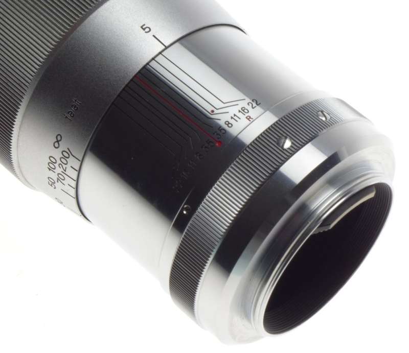 CANON LTM 39 Chrome 3.5135mm rangefinder lens f=135mm Leica M adapter bundle