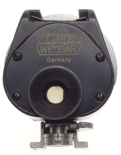 LEICA RF Leitz universal hot shoe range view finder cased IIIf IIIg IIf camera