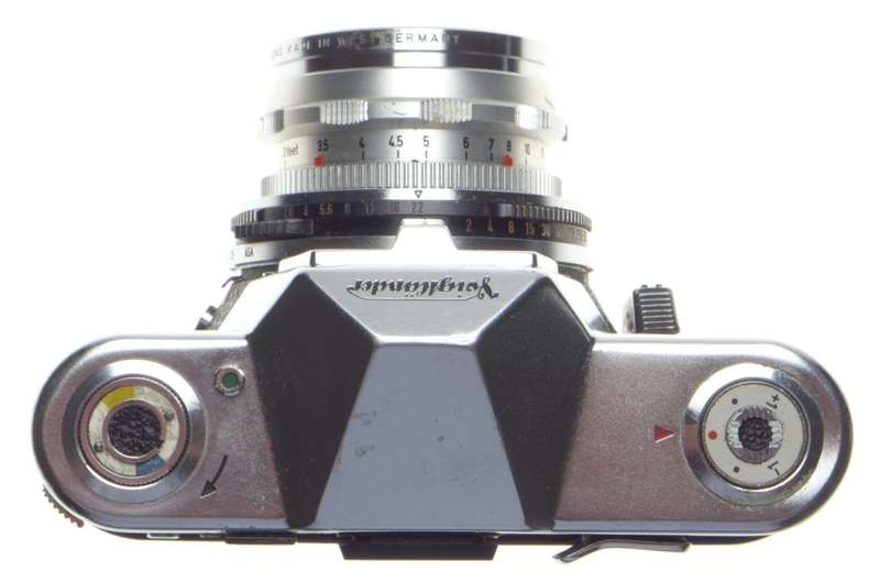 VOIGTLANDER Septon 1:2/50mm lens on SLR Ultramatic CS 35mm film camera f=50mm