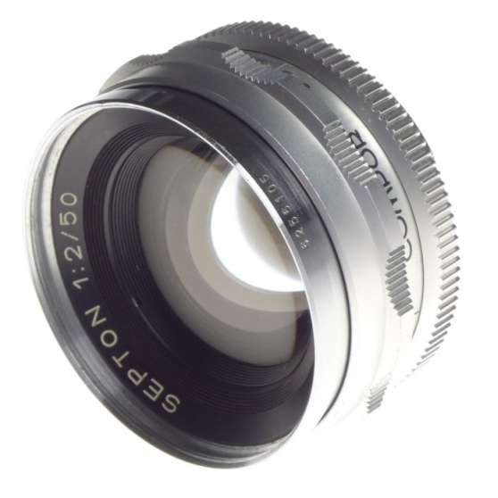 VOIGTLANDER Septon 1:2/50mm lens on SLR Ultramatic CS 35mm film camera f=50mm