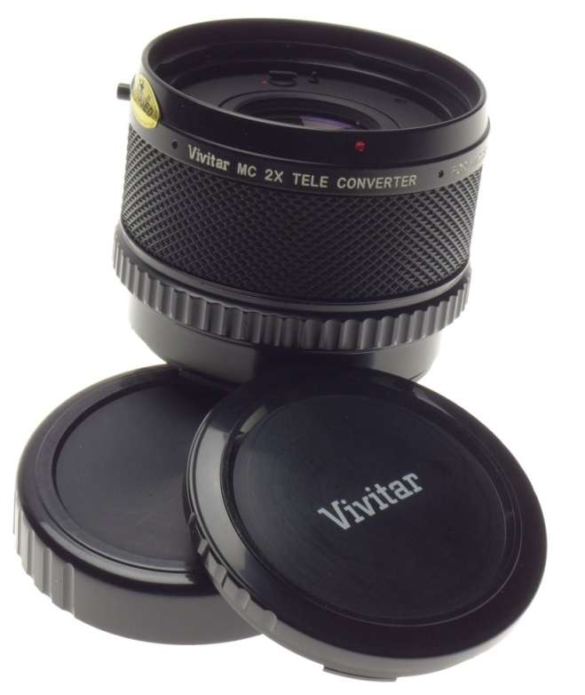 HASSELBLAD 6x6 Vivitar MC 2x Tele converter lens adapter fit 503CXi CW 501 500CM