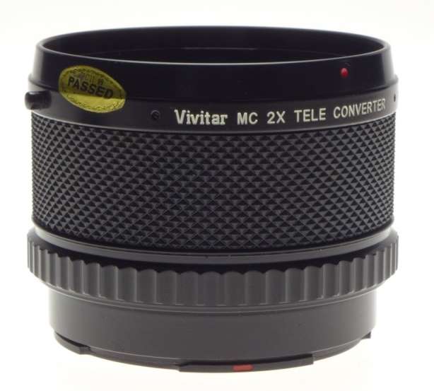 HASSELBLAD 6x6 Vivitar MC 2x Tele converter lens adapter fit 503CXi CW 501 500CM