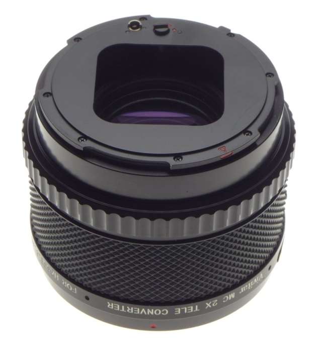 HASSELBLAD 6x6 Vivitar MC 2x Tele converter lens adapter fit 503CXi CW 501 500CM