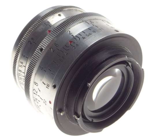 PRIMOPLAN 1:1.9/58 Meyer-Optik RED V chrome Exakta mount 1.9 f=58mm serviced