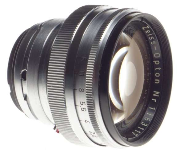 CONTAX IIIa Zeiss Opton Sonnar 1:1.5 f=50mm 35mm chrome 35mm camera 1.5/50 cased