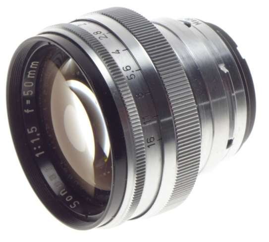 CONTAX IIIa Zeiss Opton Sonnar 1:1.5 f=50mm 35mm chrome 35mm camera 1.5/50 cased