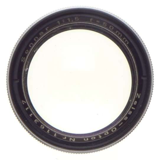 CONTAX IIIa Zeiss Opton Sonnar 1:1.5 f=50mm 35mm chrome 35mm camera 1.5/50 cased